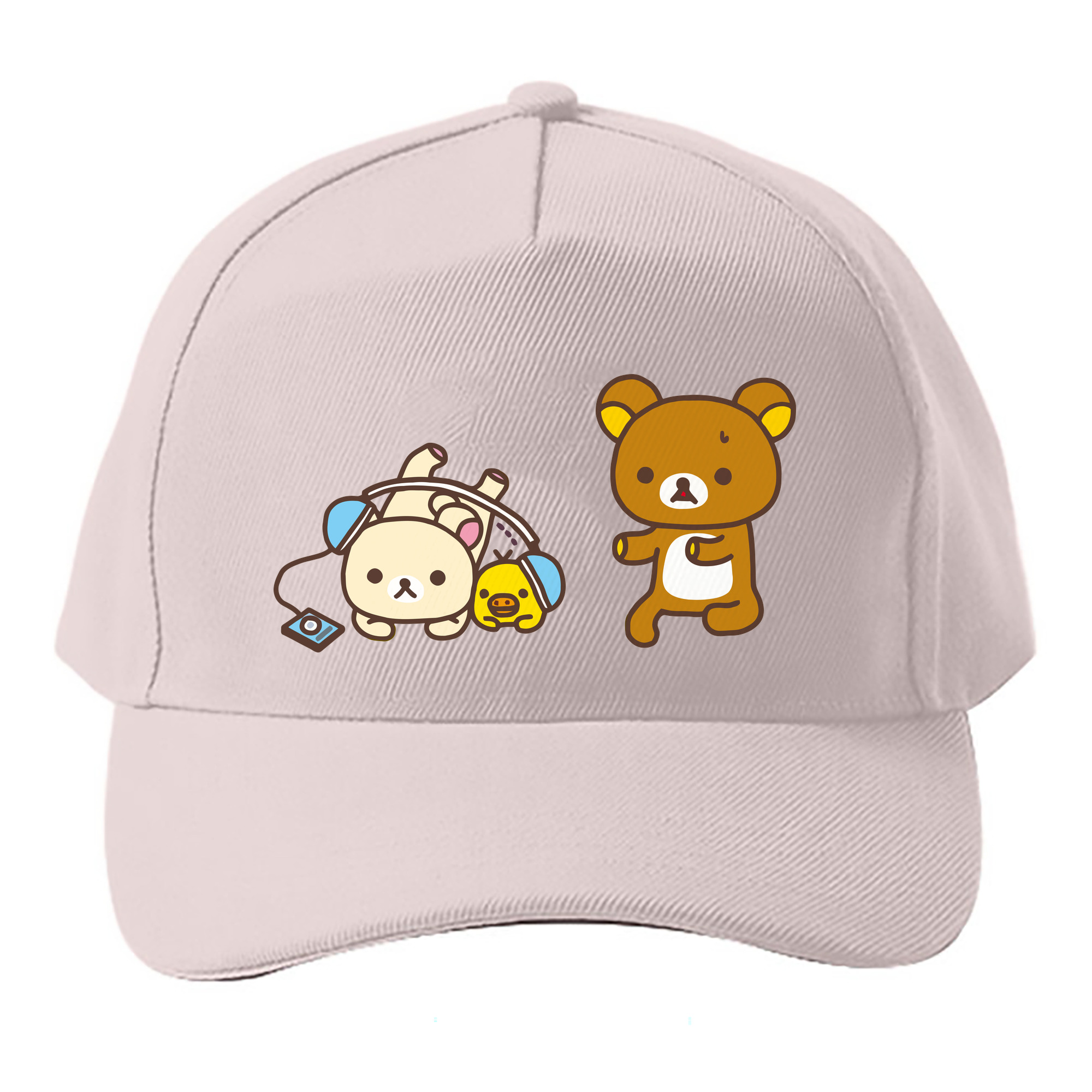 （画像用） リラックマ リラックマ キイロイトリ Rilakkuma Korilakkuma Kiiroitori ベースボールキャップ 綿100％ 男女兼用 帽子 スポーツ